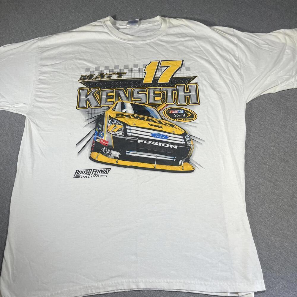 Vintage 200s Matt Kenseth #17 Racing NASCAR T-Shirt Size XL